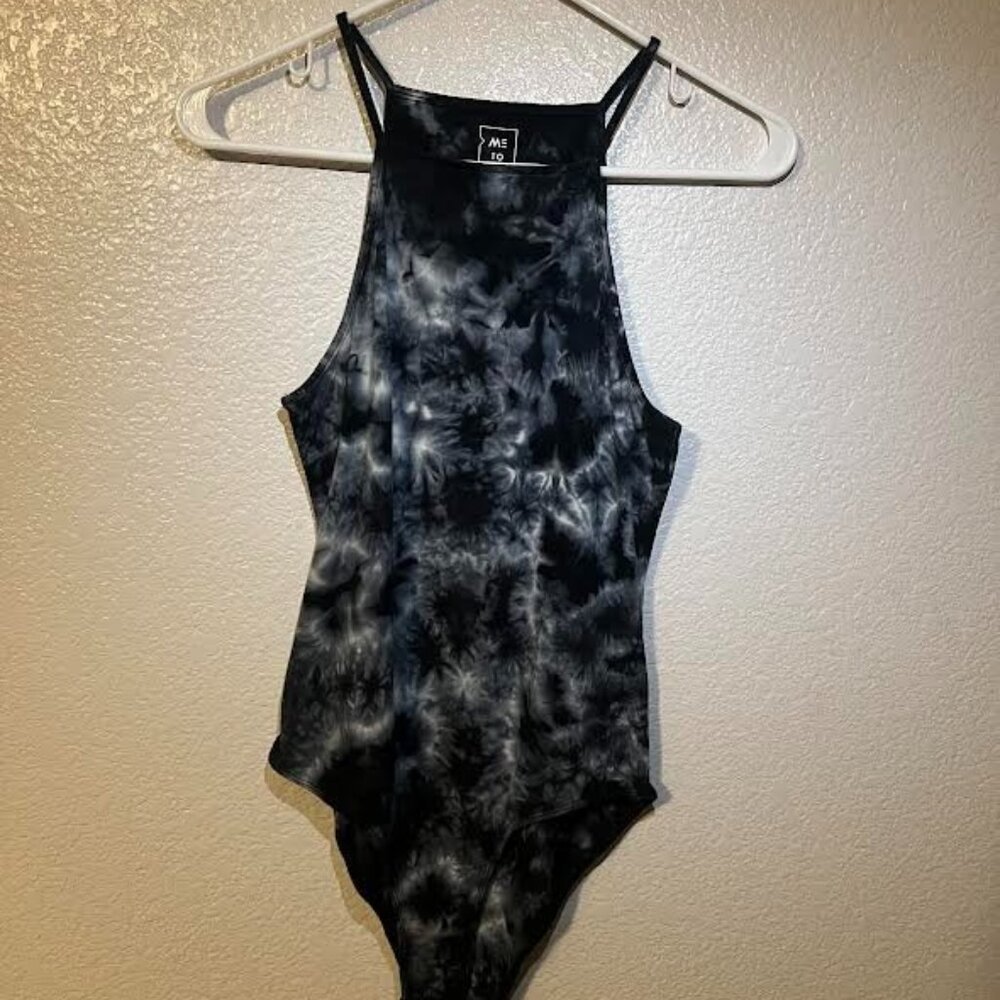 Black Tie Dye Bodysuit